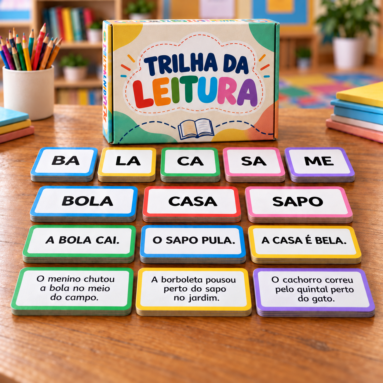Cartas e instruções do Trilha da Leitura